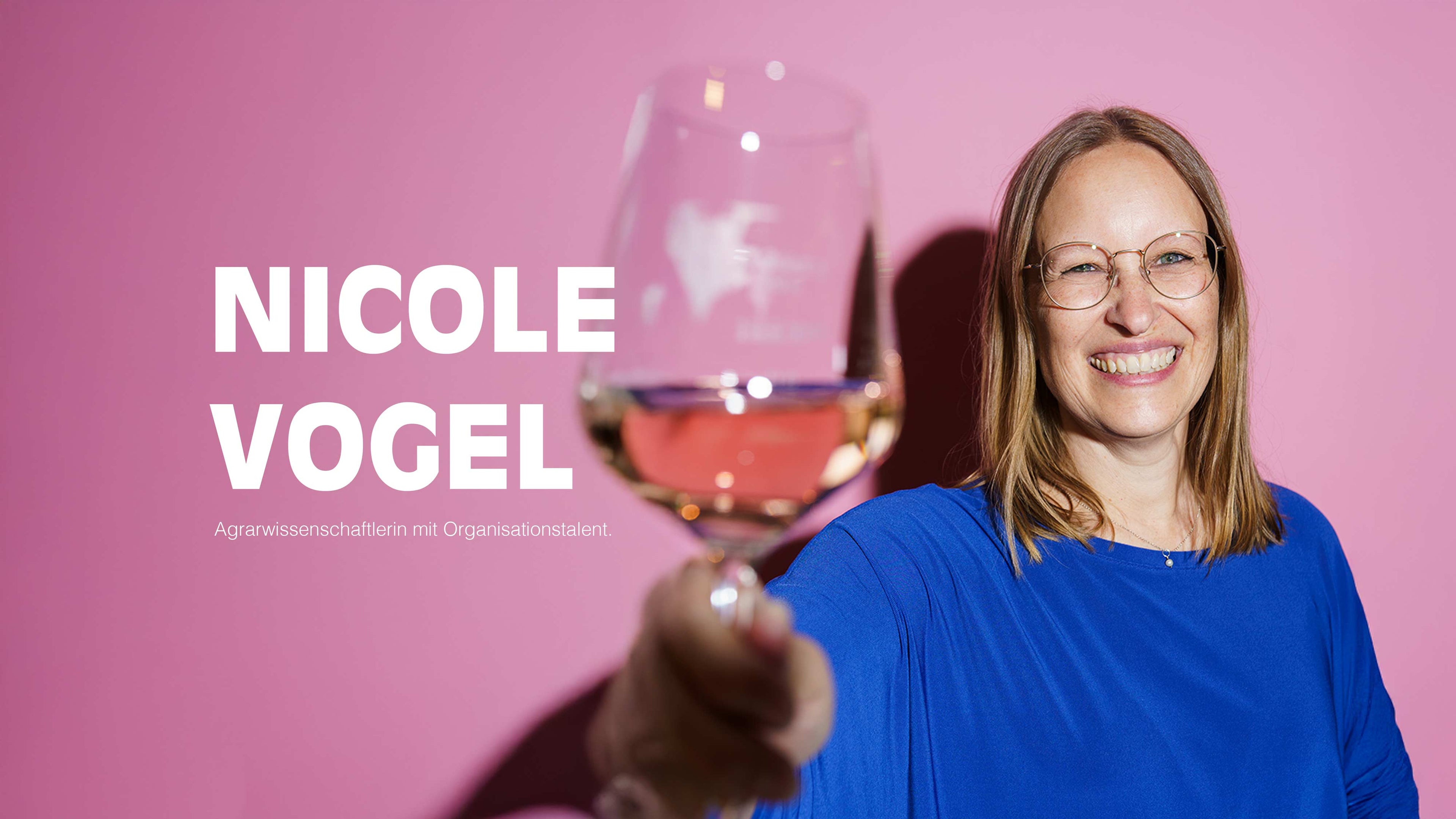 Nicole Vogel vom Weingut Knöll und Vogel ist Agrarwissenschaftlerin mit
Organisationstalent.